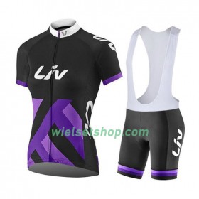 Fietskleding Dames (Fietsshirt + Korte Koersbroek) 2017 CCC Liv N002